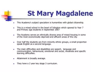 St Mary Magdalene