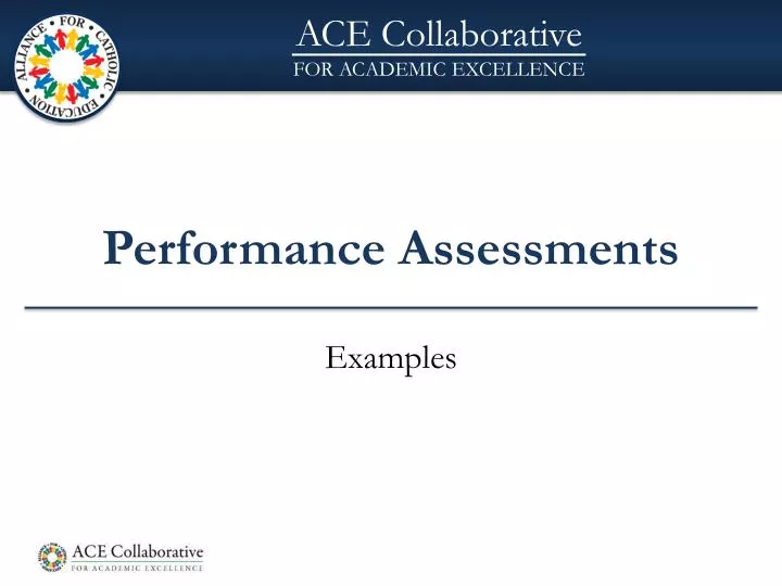 performance assessments