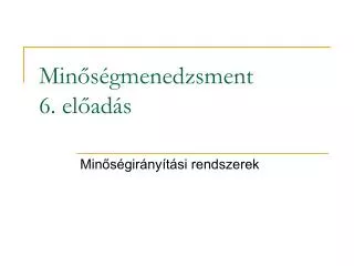 min s gmenedzsment 6 el ad s