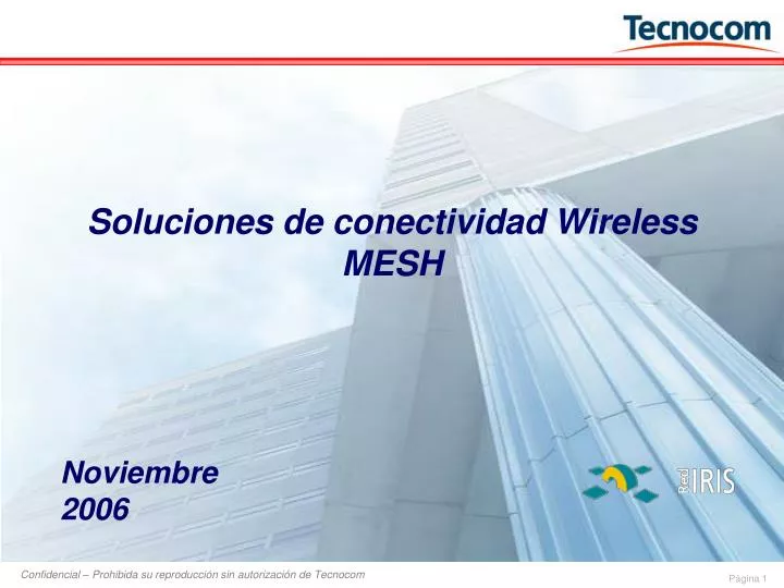 soluciones de conectividad wireless mesh