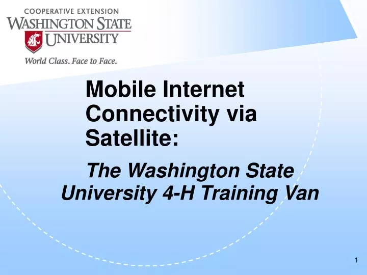 mobile internet connectivity via satellite