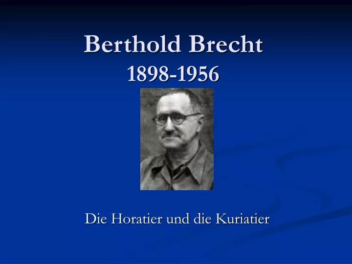 berthold brecht 1898 1956