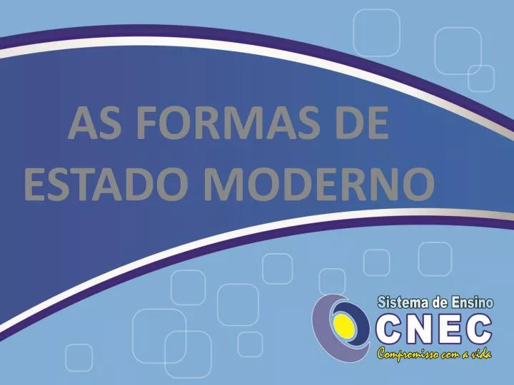 as formas de estado moderno