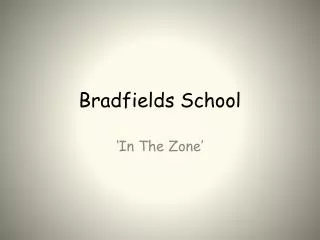 Bradfields School
