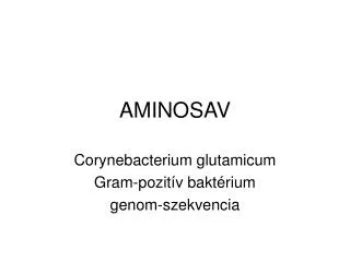 aminosav