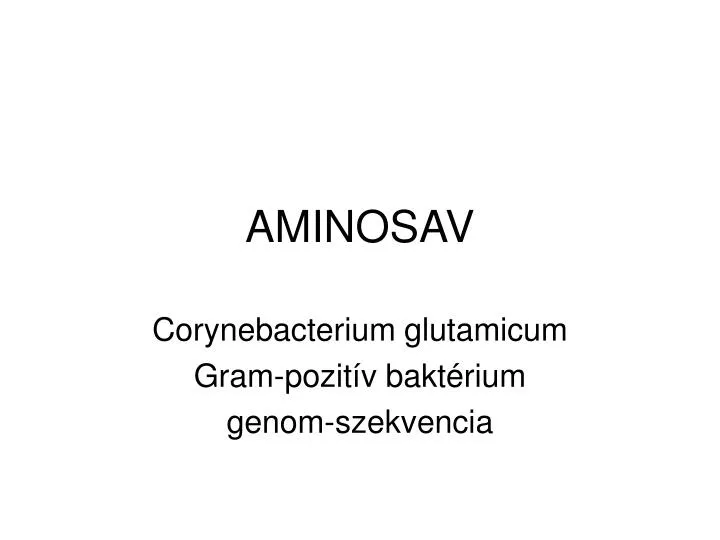 aminosav