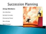 Succession Planning - slide 1