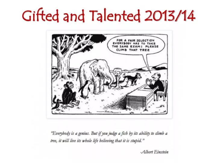 gifted and talented 2013 14