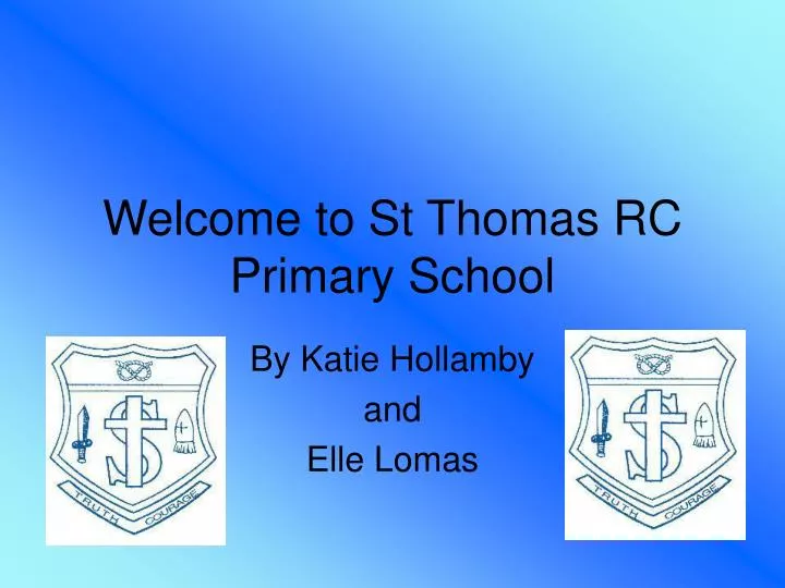 welcome to st thomas rc primary school