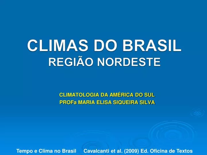climas do brasil regi o nordeste