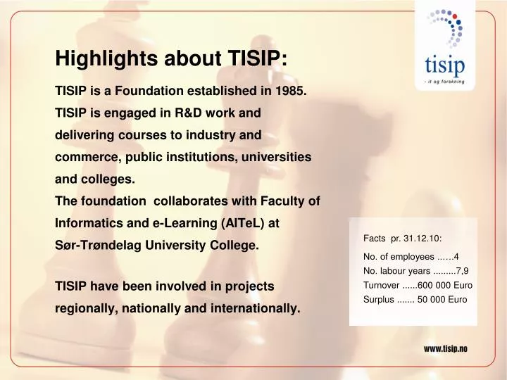 highlights about tisip
