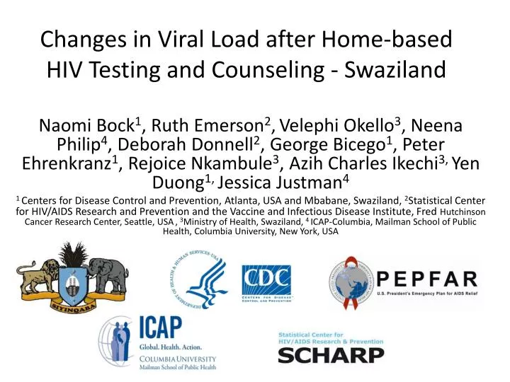 changes in viral load after home based hiv testing and counseling swaziland