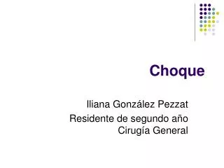 choque