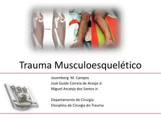 trauma musculoesquel tico