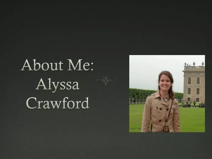 about me alyssa crawford