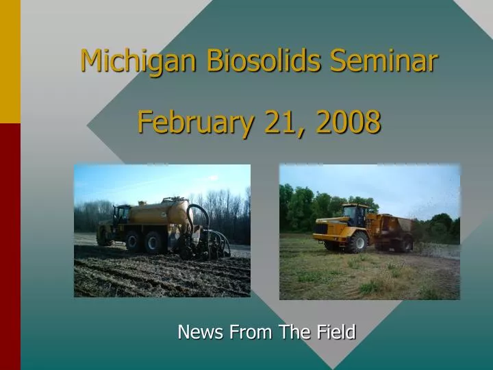 michigan biosolids seminar february 21 2008