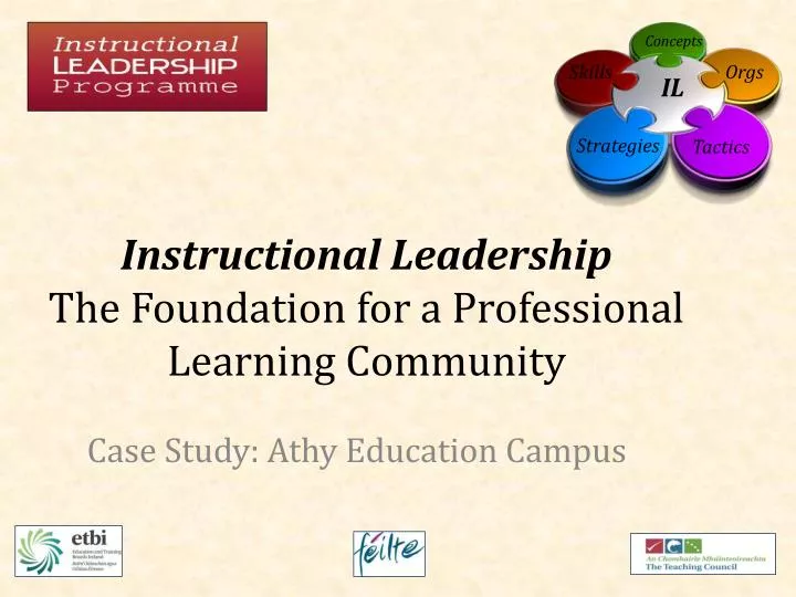 instructional leadership the foundation for a professional learning community