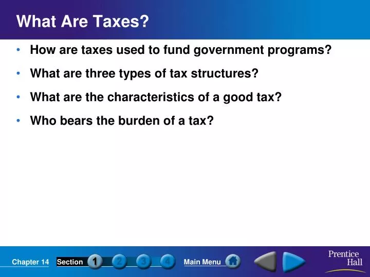 what are taxes