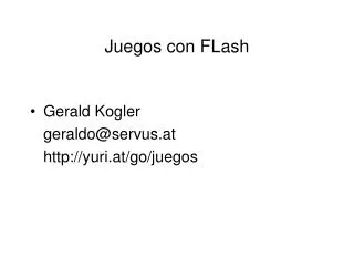 juegos con flash