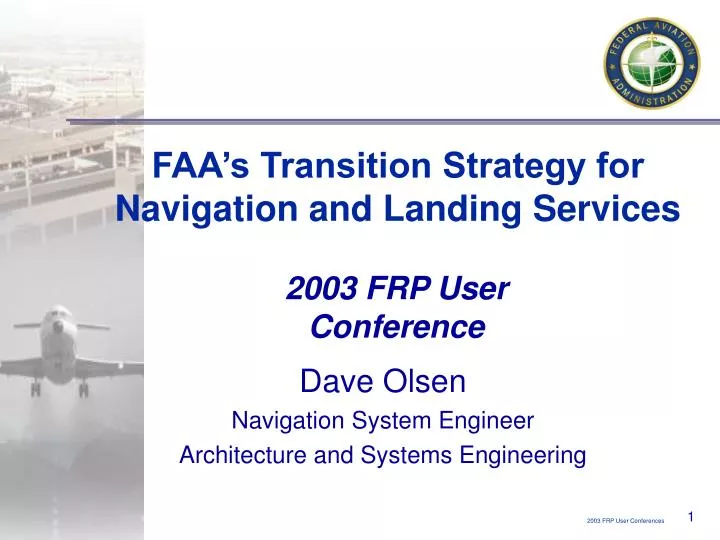faa s transition strategy for navigation and landing services