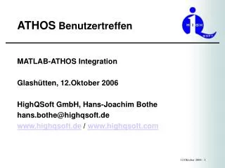 athos benutzertreffen