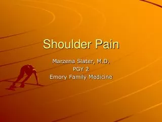 Shoulder Pain