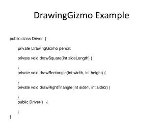 DrawingGizmo Example