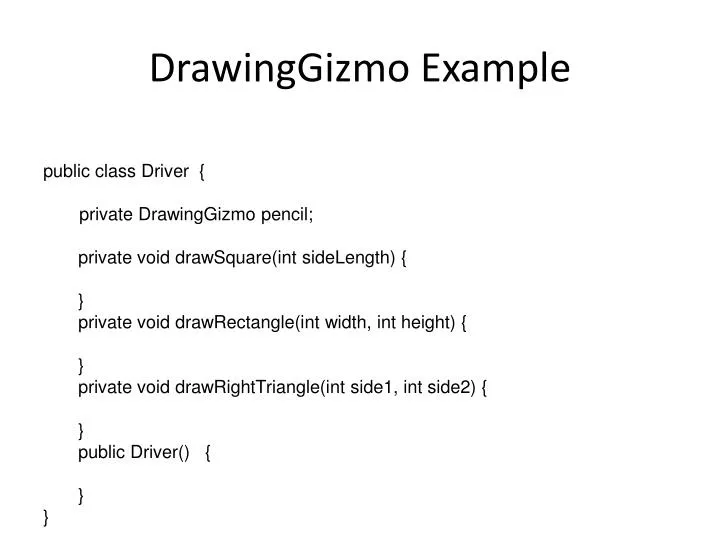 drawinggizmo example