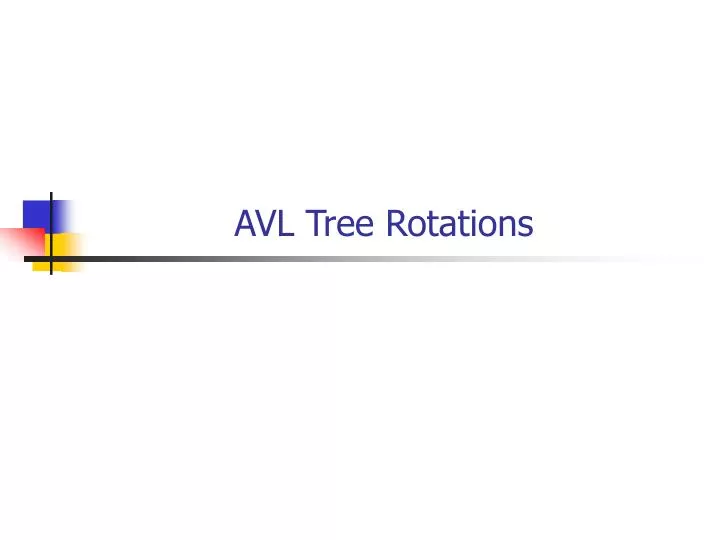 avl tree rotations