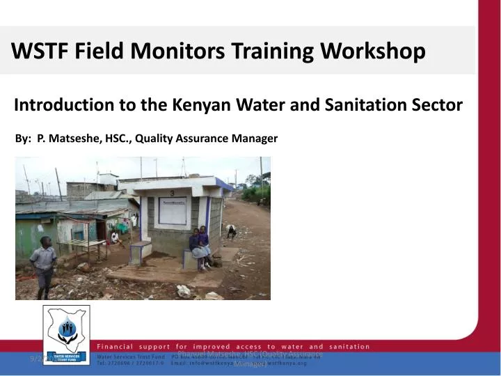 wstf field monitors training workshop