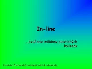 in line