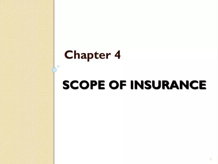 scope of insurance