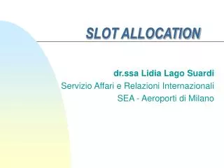 slot allocation