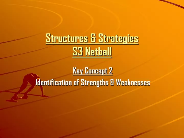 structures strategies s3 netball