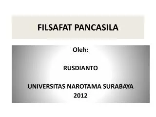 filsafat pancasila