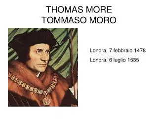 thomas more tommaso moro