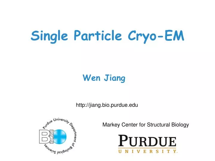 single particle cryo em