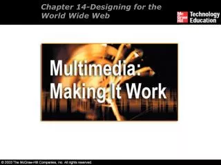 Chapter 14- Designing for the World Wide Web