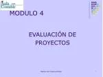 EVALUACIÓN DE PROYECTOS - slide 1