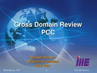 Cross Domain Review PCC
