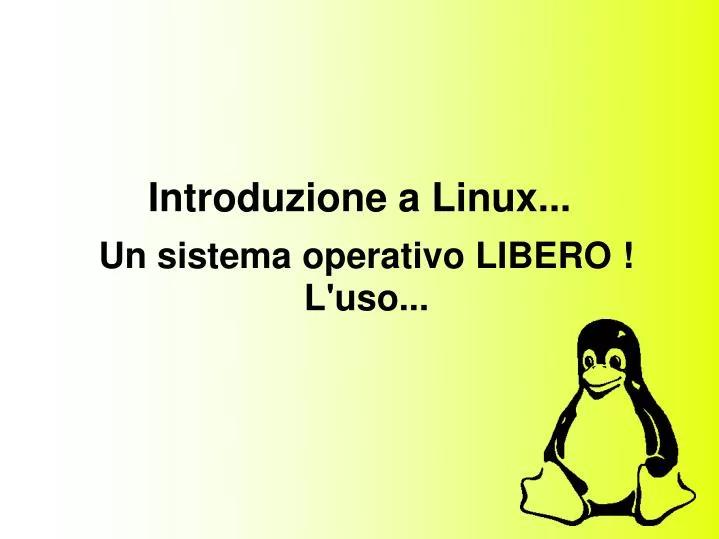 un sistema operativo libero l uso