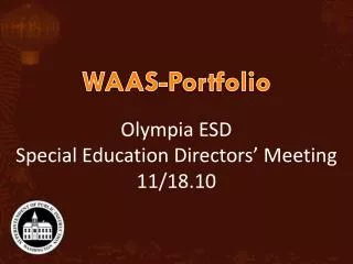 WAAS-Portfolio
