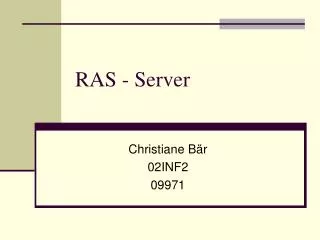 ras server