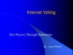 Internet Voting - slide 1