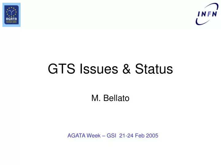 gts issues status m bellato