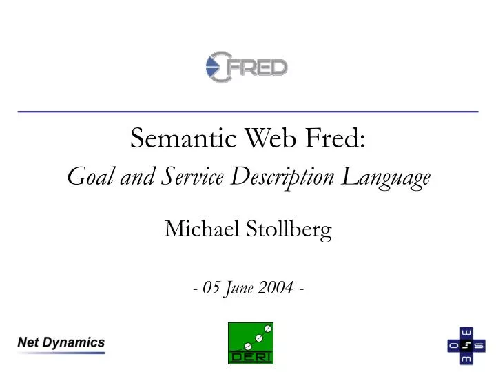 semantic web fred goal and service description language
