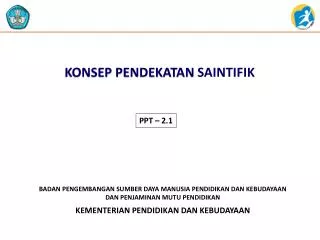 konsep pendekatan saintifik