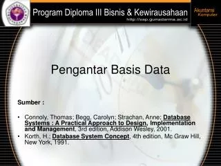 pengantar basis data