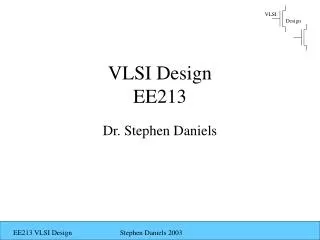 VLSI Design EE213