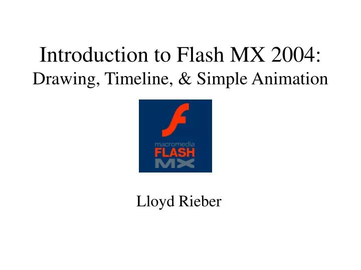 introduction to flash mx 2004 drawing timeline simple animation